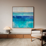 Abstract 1226 Canvas Art 60 x 60 cm / Black