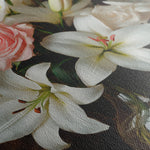 Floral 1226 Canvas Art 18" x 24" / 45 x 60 cm / Black