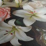 Floral 1226 Canvas Art 60 x 40 cm / Black