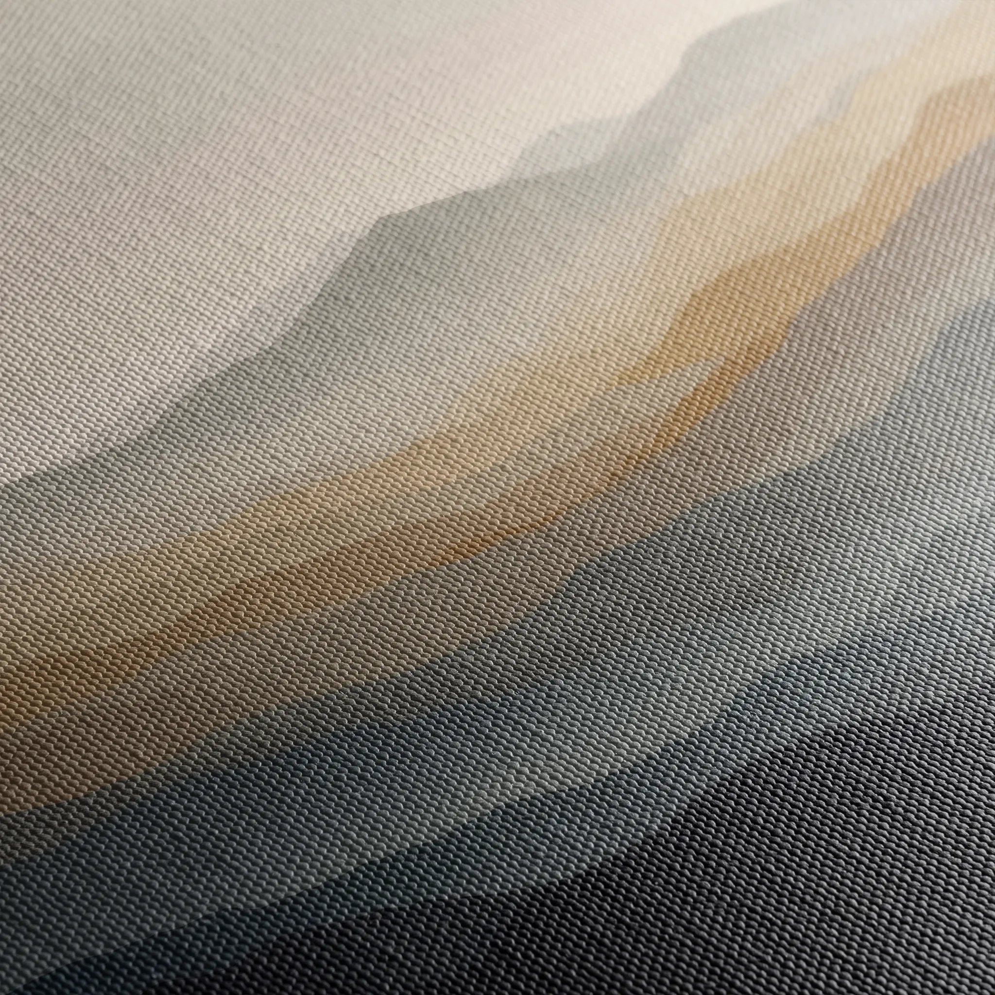 Abstract 1228 Canvas Art 16" x 16" / 40 x 40 cm / Black