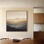 Abstract 1228 Canvas Art 60 x 60 cm / Black