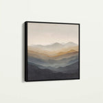 Abstract 1228 Canvas Art 60 x 60 cm / Black