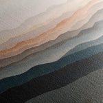 Abstract 1229 Canvas Art 16" x 16" / 40 x 40 cm / Black
