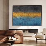 Abstract 123 Canvas Art 18" x 24" / 45 x 60 cm / Black