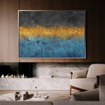 Abstract 123 Canvas Art 18" x 24" / 45 x 60 cm / Black