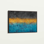 Abstract 123 Canvas Art 18" x 24" / 45 x 60 cm / Black