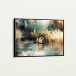 Animals 123 Canvas Art 18" x 24" / 45 x 60 cm / Black