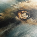 Animals 123 Canvas Art 18" x 24" / 45 x 60 cm / Black