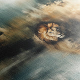 Animals 123 Canvas Art 18" x 24" / 45 x 60 cm / Black