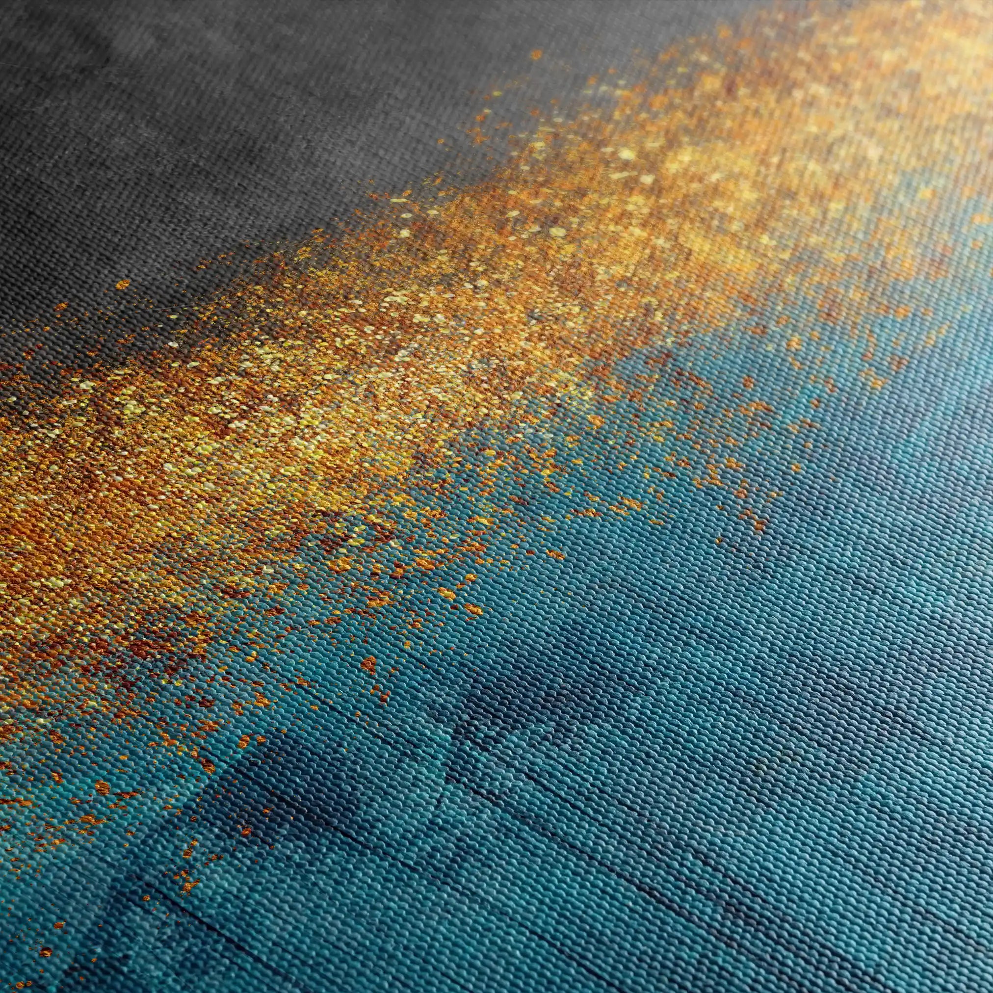 Abstract 123 Canvas Art 60 x 40 cm / Black
