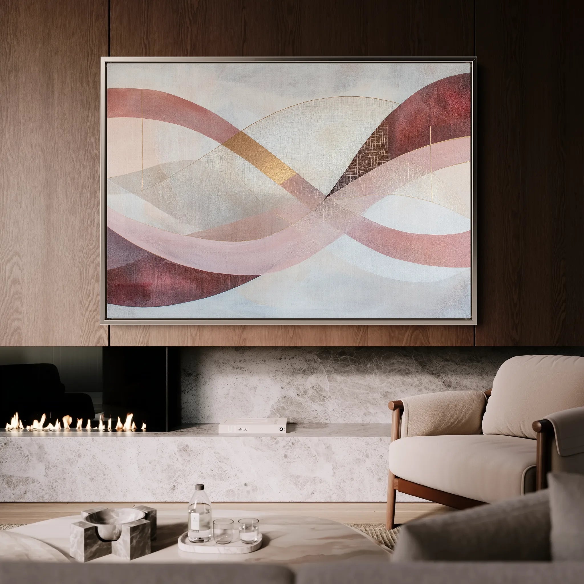 Boho 123 Canvas Art 18" x 24" / 45 x 60 cm / Black