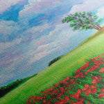 Landscape 123 Canvas Art 18" x 24" / 45 x 60 cm / Black