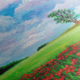 Landscape 123 Canvas Art 18" x 24" / 45 x 60 cm / Black