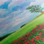 Landscape 123 Canvas Art 60 x 40 cm / Black