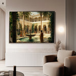 Orientalist 123 Canvas Art 18" x 24" / 45 x 60 cm / Black