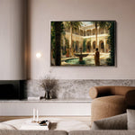 Orientalist 123 Canvas Art 18" x 24" / 45 x 60 cm / Black