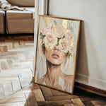 Portrait 123 Canvas Art 18" x 24" / 45 x 60 cm / Black