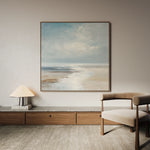 Abstract 1230 Canvas Art 16" x 16" / 40 x 40 cm / Black