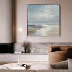 Abstract 1230 Canvas Art 16" x 16" / 40 x 40 cm / Black