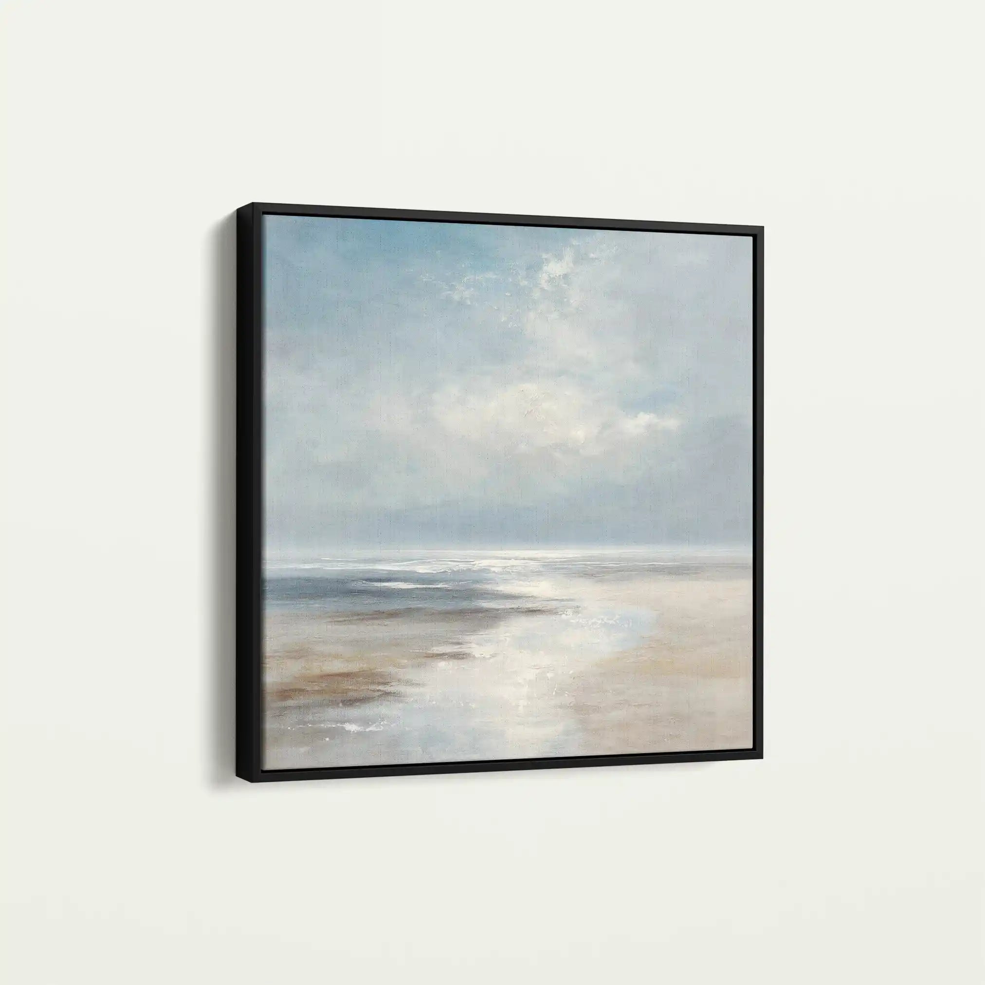 Abstract 1230 Canvas Art 60 x 60 cm / Black