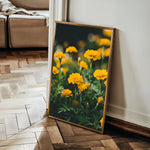 Floral 1230 Canvas Art 18" x 24" / 45 x 60 cm / Black