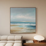 Abstract 1231 Canvas Art 16" x 16" / 40 x 40 cm / Black