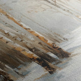 Abstract 1232 Canvas Art 16" x 16" / 40 x 40 cm / Black