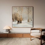 Abstract 1232 Canvas Art 60 x 60 cm / Black