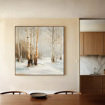 Abstract 1232 Canvas Art 60 x 60 cm / Black