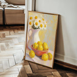 Floral 1232 Canvas Art 18" x 24" / 45 x 60 cm / Black