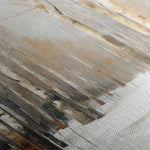 Abstract 1233 Canvas Art 16" x 16" / 40 x 40 cm / Black