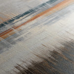 Abstract 1235 Canvas Art 16" x 16" / 40 x 40 cm / Black