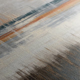 Abstract 1235 Canvas Art 16" x 16" / 40 x 40 cm / Black