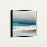 Abstract 1237 Canvas Art 16" x 16" / 40 x 40 cm / Black