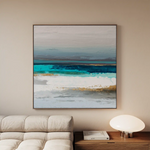 Abstract 1237 Canvas Art 60 x 60 cm / Black
