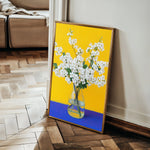Floral 1237 Canvas Art 18" x 24" / 45 x 60 cm / Black