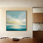 Abstract 1239 Canvas Art 60 x 60 cm / Black