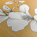 Floral 1239 Canvas Art 18" x 24" / 45 x 60 cm / Black
