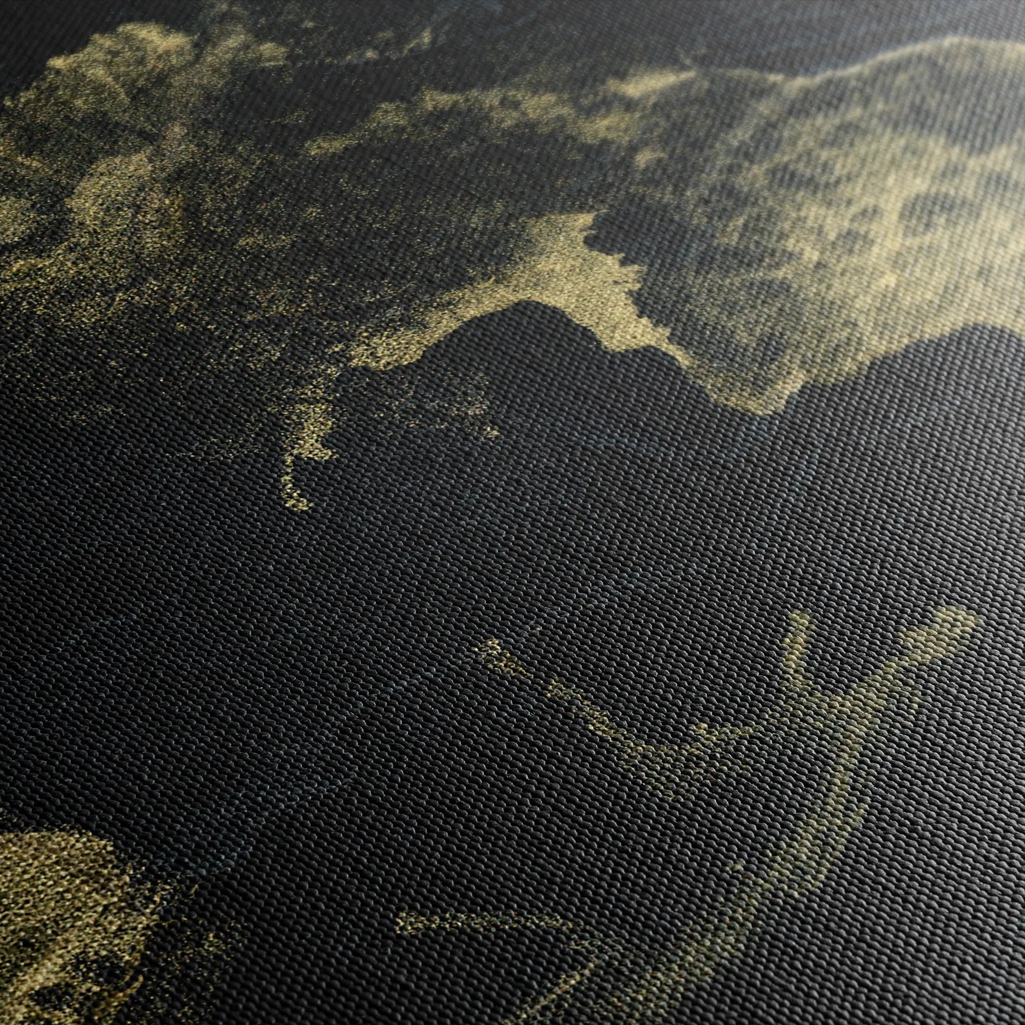 Abstract 124 Canvas Art 18" x 24" / 45 x 60 cm / Black