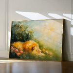 Animals 124 Canvas Art 18" x 24" / 45 x 60 cm / Black