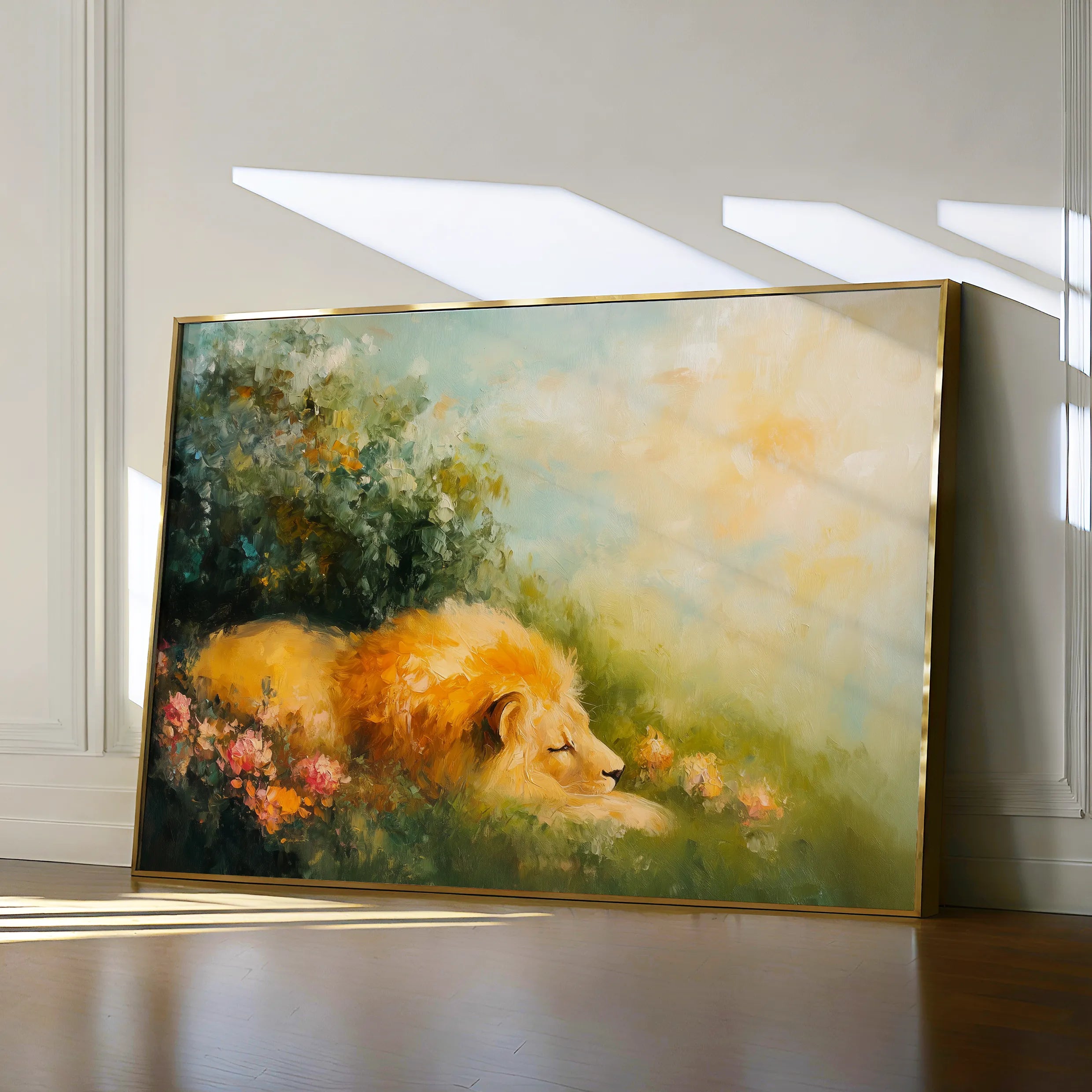 Animals 124 Canvas Art 18" x 24" / 45 x 60 cm / Black