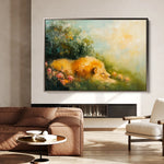 Animals 124 Canvas Art 18" x 24" / 45 x 60 cm / Black