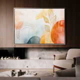 Boho 124 Canvas Art 18" x 24" / 45 x 60 cm / Black