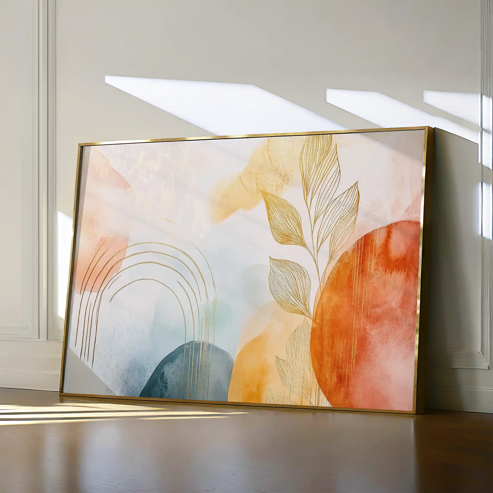 Boho 124 Canvas Art 60 x 40 cm / Black