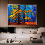 Landscape 124 Canvas Art 18" x 24" / 45 x 60 cm / Black