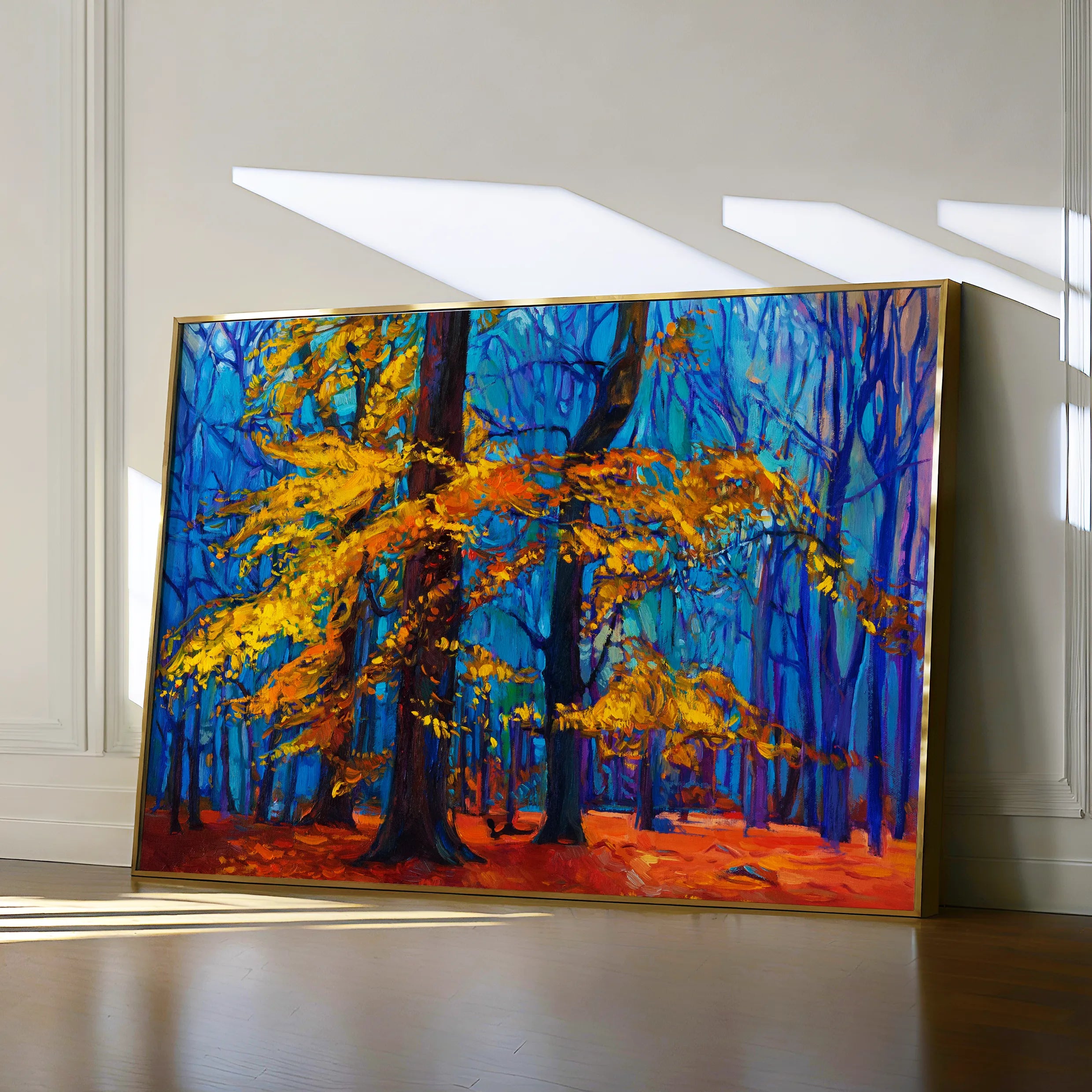 Landscape 124 Canvas Art 18" x 24" / 45 x 60 cm / Black