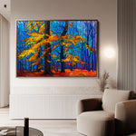 Landscape 124 Canvas Art 18" x 24" / 45 x 60 cm / Black