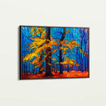 Landscape 124 Canvas Art 18" x 24" / 45 x 60 cm / Black