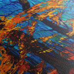 Landscape 124 Canvas Art 18" x 24" / 45 x 60 cm / Black