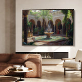 Orientalist 124 Canvas Art 18" x 24" / 45 x 60 cm / Black